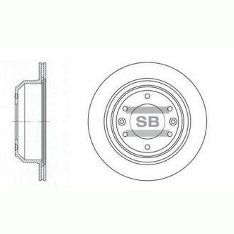 Диск тормозной Hi-Q (SANGSIN) SD1032