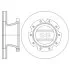 Диск тормозной (кратно 2) передний (вентилируемый) Mighty 2, County (D=303.8mm) Hi-Q (SANGSIN) SD1104 (фото 1)