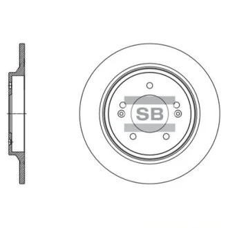 Гальмівний диск Hi-Q (SANGSIN) SD1131