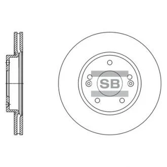 Гальмівний диск Hi-Q (SANGSIN) SD1135