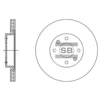Гальмівний диск Hi-Q (SANGSIN) SD3061