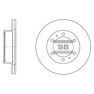 Гальмівний диск Hi-Q (SANGSIN) SD4011