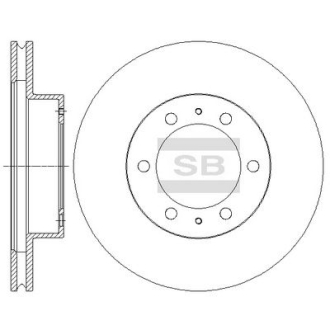 Гальмівний диск передній Hi-Q (SANGSIN) SD4030