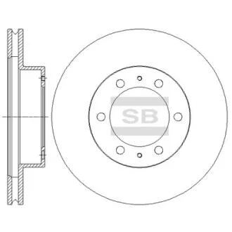 Тормозной диск передний Hi-Q (SANGSIN) SD4030