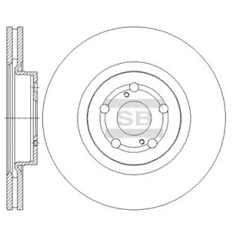 Гальмівний диск Hi-Q (SANGSIN) SD4045