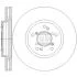 Диск тормозной (кратно 2) передний (вентилируемый) CRV III, IV (D=296.0mm) Hi-Q (SANGSIN) SD4126 (фото 1)
