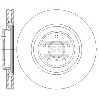 Диск гальмівний Hi-Q (SANGSIN) SD4228