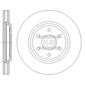 Гальмівний диск Hi-Q (SANGSIN) SD4229