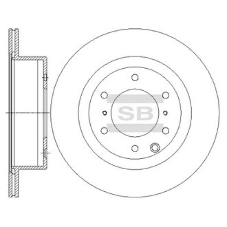 Гальмівний диск Hi-Q (SANGSIN) SD4248