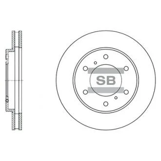 Гальмівний диск передній Hi-Q (SANGSIN) SD4311