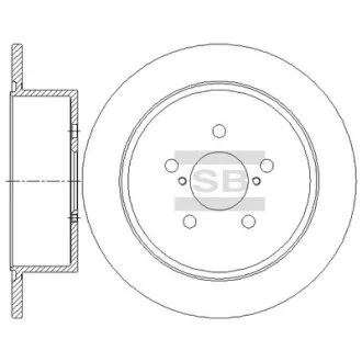 Гальмівний диск Hi-Q (SANGSIN) SD4705