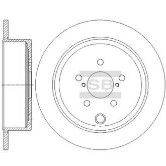 Гальмівний диск Hi-Q (SANGSIN) SD4706