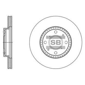 Тормозной диск передний Hi-Q (SANGSIN) SD4803