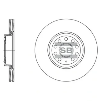 Гальмівний диск Hi-Q (SANGSIN) SD5409