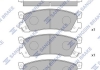 Комплект гальмівних колодок з 4 шт. дисків Hi-Q (SANGSIN) SP1060-R (фото 1)