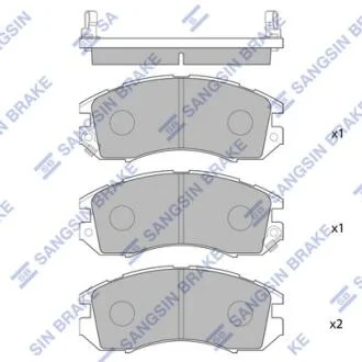 Тормозные колодки кт. Hi-Q (SANGSIN) SP1120