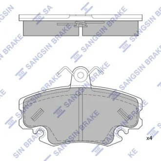 Колодки гальмівні передні Renault Logan HI-Q Hi-Q (SANGSIN) SP1243A