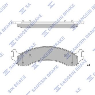 Гальмівні колодки, дискові Hi-Q (SANGSIN) SP1311
