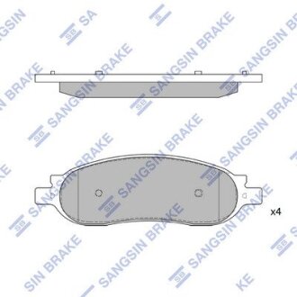 Гальмівні колодки, дискові Hi-Q (SANGSIN) SP1353