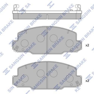 Колодки тормозные Hi-Q (SANGSIN) SP1450