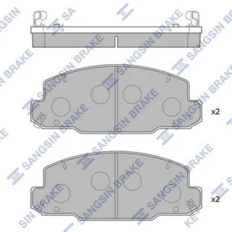 Колодки тормозные Hi-Q (SANGSIN) SP1450
