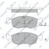 Колодки тормозные передние Toyota Hi-Ace, Hi-Lux Hi-Q (SANGSIN) SP1504 (фото 1)