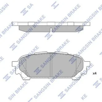 Колодки тормозные дисковые задние Hi-Q (SANGSIN) SP1532