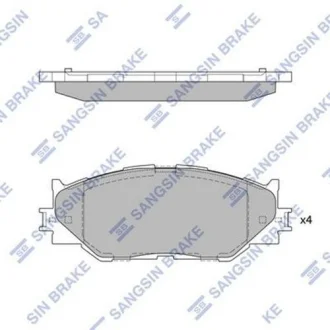 Колодки тормозные дисковые передние Hi-Q (SANGSIN) SP1543