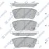 Колодки гальмівні задні Hyundai Genesis (12-), KIA K9 (12-) HI-Q Hi-Q (SANGSIN) SP1546 (фото 1)