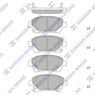 Колодки тормозные дисковые Hi-Q (SANGSIN) SP1718