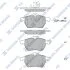 Колодки тормозные передние Opel Astra G (-05), Zafira (02-), SAAB 9-3 (YS3E) (97 Hi-Q (SANGSIN) SP1757 (фото 1)