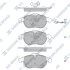 Колодки тормозные передние Cadillac BLS (06-), Fiat CROMA (194) (05-), Astra H (Hi-Q (SANGSIN) SP1758 (фото 1)