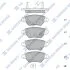 Колодки тормозные задние (дисковые) Opel Zafira (-05), Astra G (-05) Hi-Q (SANGSIN) SP1759 (фото 1)