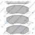 Колодки тормозные передние Opel Insignia (08-), SAAB 9-5(YS3G) (10-) Hi-Q (SANGSIN) SP1819 (фото 1)