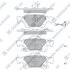 Колодки гальмівні задні Dodge Durango (-20), Jeep Grand Cherokee IV (WK,WK2) (11-) HI-Q Hi-Q (SANGSIN) SP1946 (фото 1)