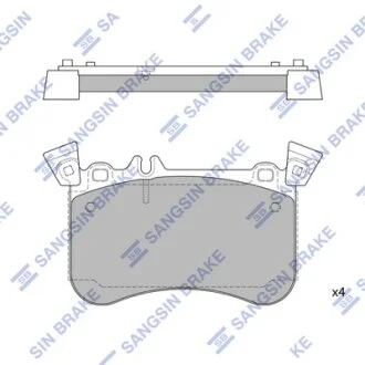 Колодки тормозные передние MB A-Klass (13-), B200 (W246, W242) (11-) Hi-Q (SANGSIN) SP1954A