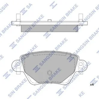Тормозные колодки кт. Hi-Q (SANGSIN) SP2031
