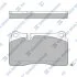 Колодки тормозные передние Audi A3 (11-), VW Touareg (06-) Hi-Q (SANGSIN) SP2231 (фото 1)