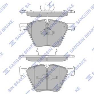 Колодки тормозные передние BMW 5 (10-), 7 (08-), X5 (10-) Hi-Q (SANGSIN) SP2395