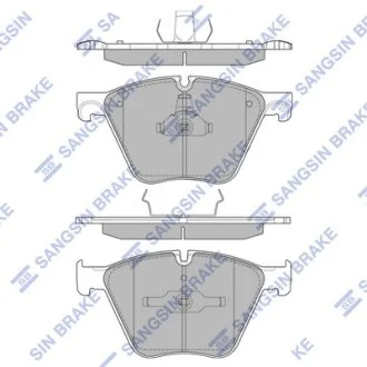 Колодки гальмівні передні BMW 5 (10-), 7 (08-), X5 (10-) HI-Q Hi-Q (SANGSIN) SP2395