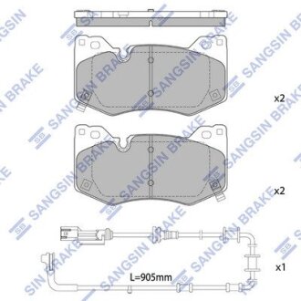 Гальмівні колодки, дискові Hi-Q (SANGSIN) SP2845