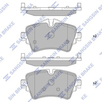 Колодки тормозные передние MINI Cooper Clubman (19-) Hi-Q (SANGSIN) SP4005