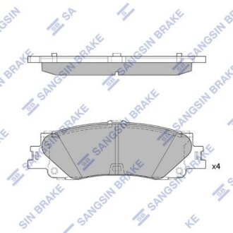 Гальмівні колодки, дискові Hi-Q (SANGSIN) SP4039