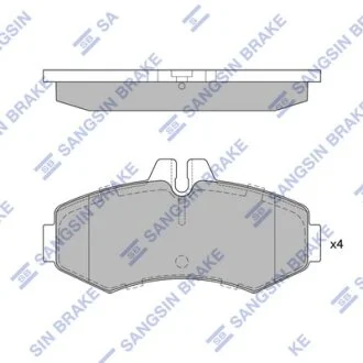 Колодки гальмівні передні MB Vito (-03) HI-Q Hi-Q (SANGSIN) SP4049