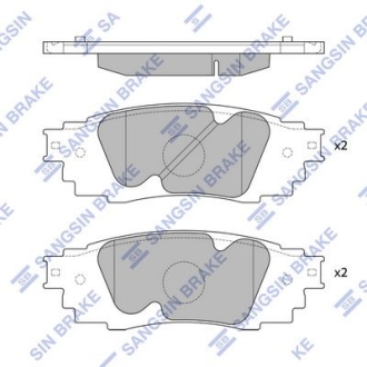 Колодки гальмівні дискові Hi-Q (SANGSIN) SP4091