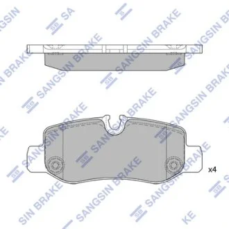 Комплект гальмівних колодок Hi-Q (SANGSIN) SP4130