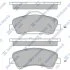 Колодки тормозные передние Citroen C4 Cactus (14-), C-Elysee (12-) Hi-Q (SANGSIN) SP4208 (фото 1)