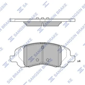 Комплект гальмівних колодок Hi-Q (SANGSIN) SP4276