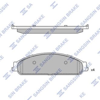 Гальмівні колодки, дискові Hi-Q (SANGSIN) SP4310