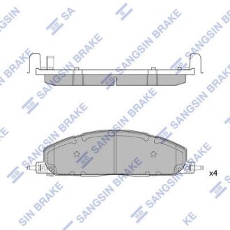 Гальмівні колодки, дискові Hi-Q (SANGSIN) SP4318